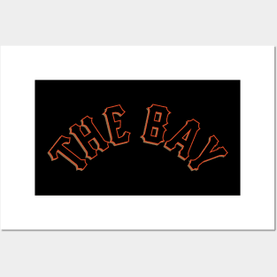 San Francisco 'The Bay' Baseball Fan Tee: Hit a Foggy Home Run! Posters and Art